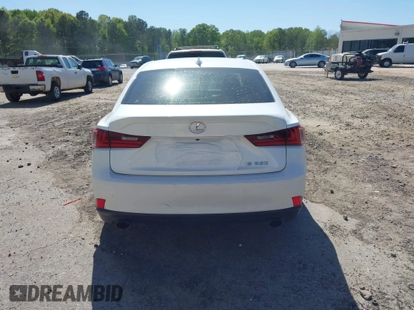2015 Lexus IS 250 with VIN JTHBF1D20F5048505, listed as a IAAI auction lot 42052694 with 84,280 mi miles and . Bid and sale history available at carsss.com. Image 16.