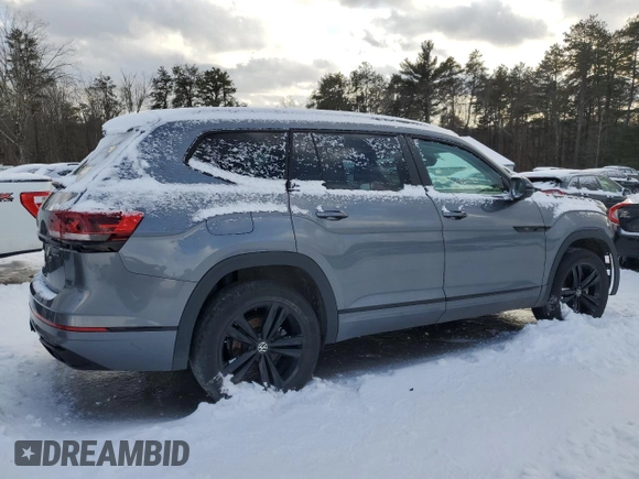 2023 Volkswagen Atlas SEL R-Line Black with VIN 1V2SR2CA3PC552727, listed as a Copart auction lot 42761695 with 31,063 mi miles and Salvage title. Bid and sale history available at DreamBid. Image 3.
