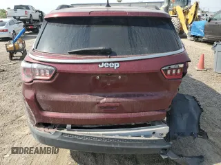 2022 Jeep Compass Latitude with VIN 3C4NJCBB5NT137027, listed as a Copart auction lot 52569835 with 55,619 mi miles and Salvage title. Bid and sale history available at DreamBid. Image 6.