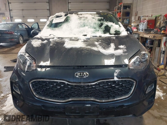 2021 Kia Sportage LX with VIN KNDPMCACXM7861454, listed as a IAAI auction lot 41596043 with 24,205 mi miles and . Bid and sale history available at carsss.com. Image 12.