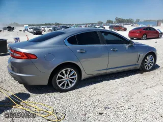2015 Jaguar XF I4 T Premium with VIN SAJWA0FS8FPU65630, listed as a Copart auction lot 48046665 with 0 mi miles and Salvage Title. Bid and sale history available at carsss.com. Image 3.