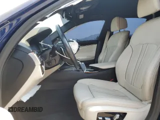2020 BMW 5 Series 530e with VIN WBAJA9C01LCE55217, listed as a Copart auction lot 71109834 with Not Provided miles and Salvage Title. Bid and sale history available at DreamBid. Image 7.