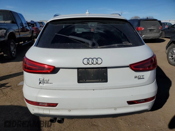 2015 Audi Q3 2.0T Prestige with VIN WA1GFCFS3FR009488, listed as a Copart auction lot 46915045 with 108,071 mi miles and Clean Title. Bid and sale history available at carsss.com. Image 6.