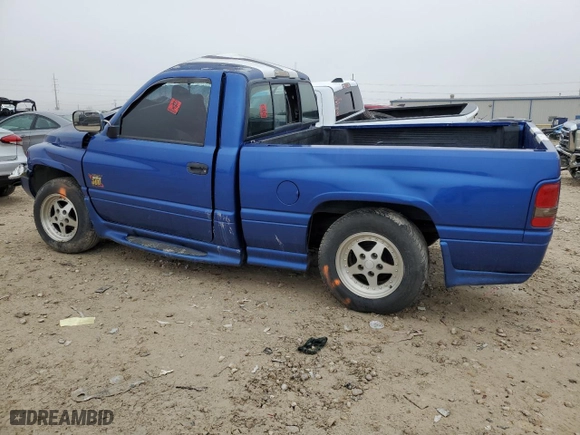 1996 Dodge Ram 1500 with VIN 1B7HC16ZXTS716337, listed as a Copart auction lot 85169494 with 109,876 mi miles and Salvage Title. Bid and sale history available at carsss.com. Image 2.