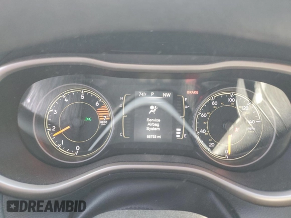 2017 Jeep Cherokee Sport with VIN 1C4PJMAB4HD220703, listed as a Copart auction lot 50810925 with 88,733 mi miles and Salvage title. Bid and sale history available at DreamBid. Image 9.