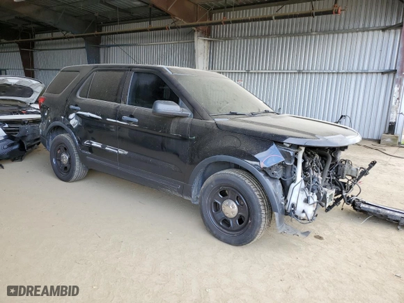 2017 Ford Police Interceptor Utility with VIN 1FM5K8AR5HGD57975, listed as a Copart auction lot 49862325 with 99,138 mi miles and Salvage Title. Bid and sale history available at carsss.com. Image 4.