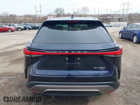 2025 Lexus RX 350 with VIN 2T2BAMCAXSC093390, listed as a IAAI auction lot 41843237 with 3,056 mi miles and . Bid and sale history available at DreamBid. Image 17.
