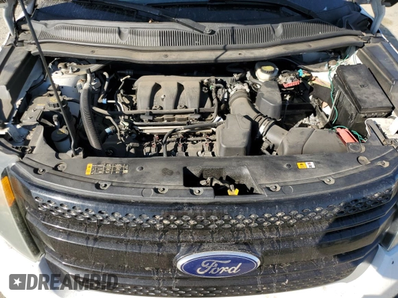 2014 Ford Utility Police Interceptor with VIN 1FM5K8AR9EGA64995, listed as a Copart auction lot 73059654 with 0 mi miles and Salvage Title. Bid and sale history available at carsss.com. Image 12.