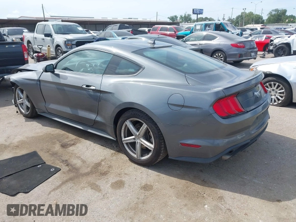 2022 Ford Mustang EcoBoost with VIN 1FA6P8TH2N5104155, listed as a IAAI auction lot 42068259 with 47,963 mi miles and . Bid and sale history available at DreamBid. Image 3.