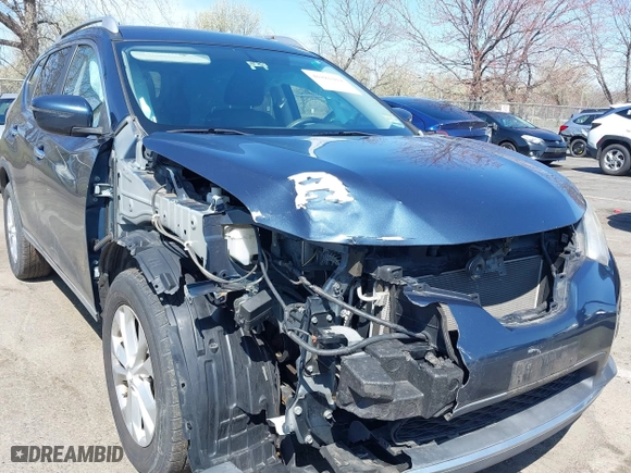 2016 Nissan Rogue S with VIN KNMAT2MV5GP634869, listed as a IAAI auction lot 41881414 with 77,197 mi miles. Bid and sale history available at carsss.com. Image 1.