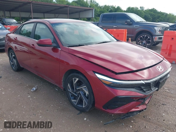 2025 Hyundai Elantra SEL Convenience with VIN KMHLS4DG0SU880288, listed as a IAAI auction lot 42192034 with 13,502 mi miles and . Bid and sale history available at DreamBid. Image 1.