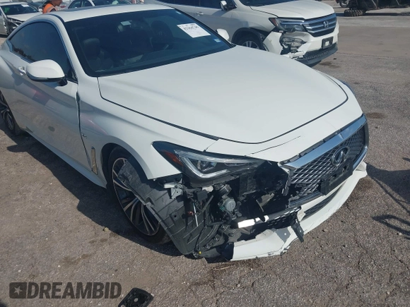 2018 Infiniti Q60 Sport with VIN JN1EV7EKXJM343325, listed as a IAAI auction lot 42364745 with 55,542 mi miles and . Bid and sale history available at DreamBid. Image 6.