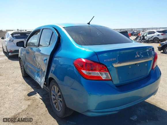 2019 Mitsubishi Mirage G4 ES with VIN ML32F3FJ5KHF18916, listed as a IAAI auction lot 41668865 with 77803 miles. Bid and sale history available at carsss.com. Image 3.