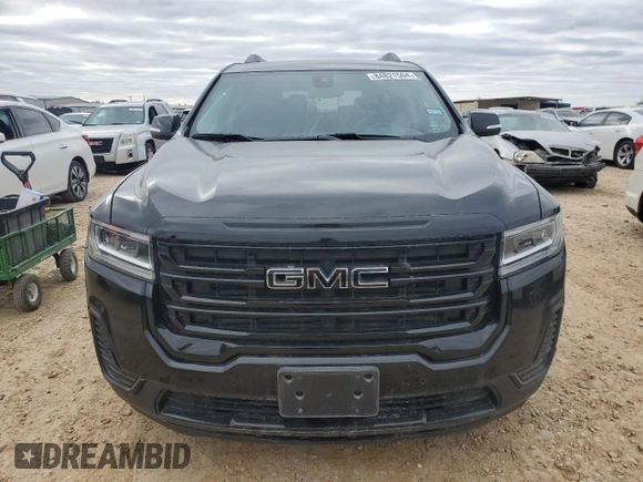 2021 GMC Acadia SLE with VIN 1GKKNKLS9MZ108979, listed as a Copart auction lot 84821504 with 34,164 mi miles and Salvage Title. Bid and sale history available at DreamBid. Image 5.