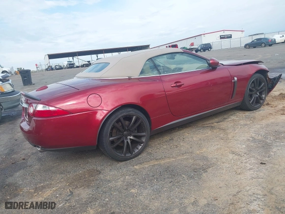 2008 Jaguar XK with VIN SAJWA44B485B24981, listed as a IAAI auction lot 41866497 with 84,920 mi miles. Bid and sale history available at carsss.com. Image 4.