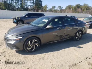 2024 Hyundai Elantra SEL z VIN KMHLS4DG4RU676541, wystawiony jako Copart lot #48508135 z przebiegiem 18 266 mil mil oraz Szkoda całkowita • Salvage title. Historia ofert i sprzedaży dostępna na DreamBid. Obrazek 1.