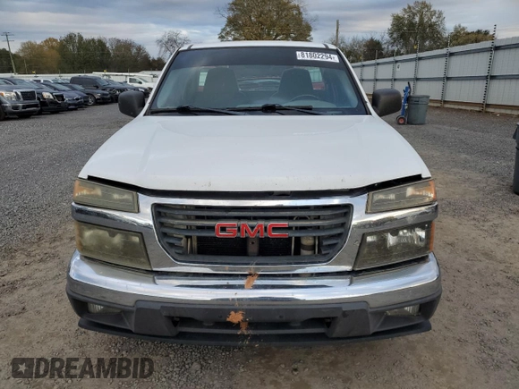 2006 GMC Canyon Work Truck with VIN 1GTCS148068263323, listed as a Copart auction lot 81802294 with 222,279 mi miles and Salvage Title. Bid and sale history available at carsss.com. Image 5.