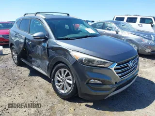 2017 Hyundai Tucson Value z VIN KM8J33A23HU405296, wystawiony jako IAAI lot #41887237 z przebiegiem 114 027 mil mil oraz . Historia ofert i sprzedaży dostępna na DreamBid. Obrazek 1.