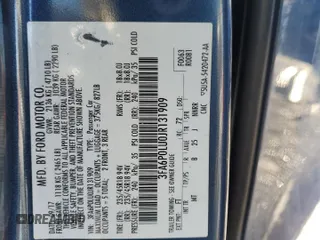 2018 Ford Fusion Hybrid SE with VIN 3FA6P0LU0JR131909, listed as a Copart auction lot 88030545 with 103,640 mi miles and Salvage Title. Bid and sale history available at carsss.com. Image 14.