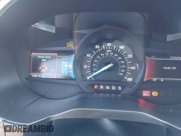 2017 Ford Edge Titanium with VIN 2FMPK4K93HBB89924, listed as a IAAI auction lot 41901181 with 108,619 mi miles. Bid and sale history available at carsss.com. Image 7.
