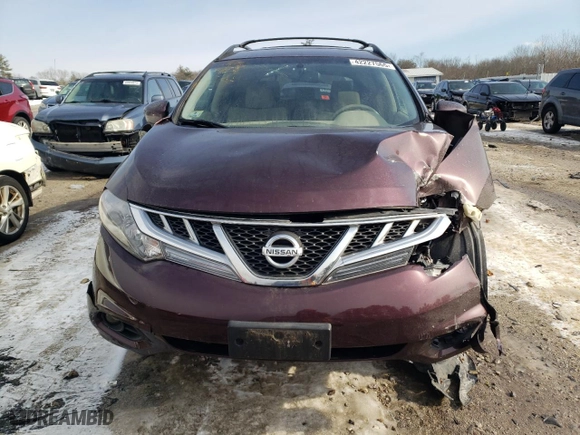 2013 Nissan Murano SL with VIN JN8AZ1MW6DW310689, listed as a Copart auction lot 42227565 with 108,834 mi miles and Clean Title. Bid and sale history available at carsss.com. Image 5.