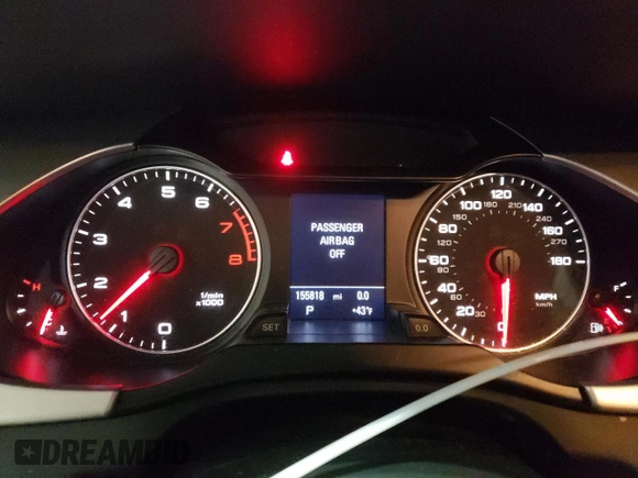 2009 Audi A4 3.2L Prestige with VIN WAUMK78K99N050709, listed as a Copart auction lot 88339655 with 155,818 mi miles and Salvage Title. Bid and sale history available at carsss.com. Image 9.