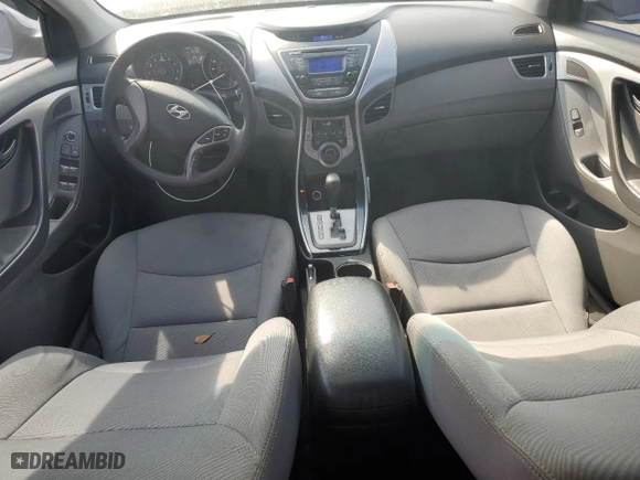 2013 Hyundai Elantra GLS with VIN 5NPDH4AE6DH395600, listed as a Copart auction lot 43967675 with 92,462 mi miles and Salvage Title. Bid and sale history available at carsss.com. Image 8.