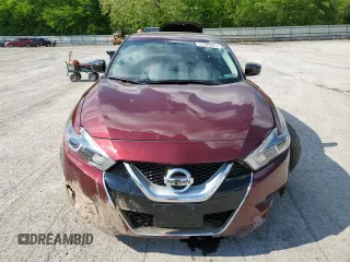 2017 Nissan Maxima S with VIN 1N4AA6AP3HC382590, listed as a Copart auction lot 57394075 with 47,549 mi miles and Salvage title. Bid and sale history available at DreamBid. Image 5.