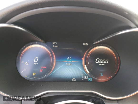 2020 Mercedes-Benz C 300 with VIN W1KWK8DB9LG015242, listed as a Copart auction lot 46953505 with 32,862 mi miles and Salvage Title. Bid and sale history available at DreamBid. Image 9.