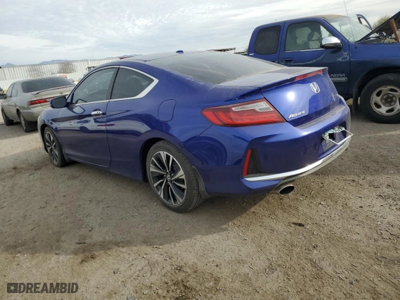 2016 Honda Accord Coupe EX-L with VIN 1HGCT2B81GA000212, listed as a Copart auction lot 44734235 with 15,182 mi miles and Salvage Title. Bid and sale history available at carsss.com. Image 2.