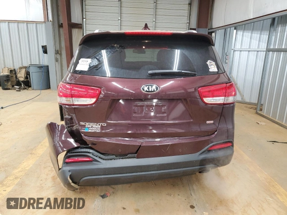 2018 Kia Sorento LX with VIN 5XYPGDA34JG415439, listed as a Copart auction lot 47935795 with 96,866 mi miles and Salvage Title. Bid and sale history available at carsss.com. Image 6.