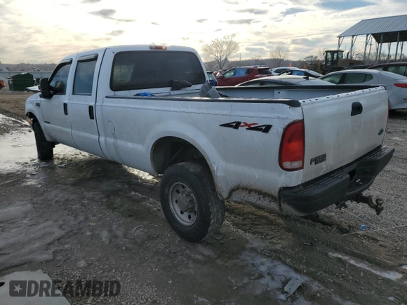 2000 Ford F-350 XL with VIN 1FTSW31F6YEC96409, listed as a Copart auction lot 42994345 with 334,310 mi miles and Salvage title. Bid and sale history available at DreamBid. Image 2.