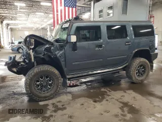 2006 Hummer H2 with VIN 5GRGN23U86H113357, listed as a Copart auction lot 75432754 with 170,799 mi miles and Salvage Title. Bid and sale history available at carsss.com. Image 1.