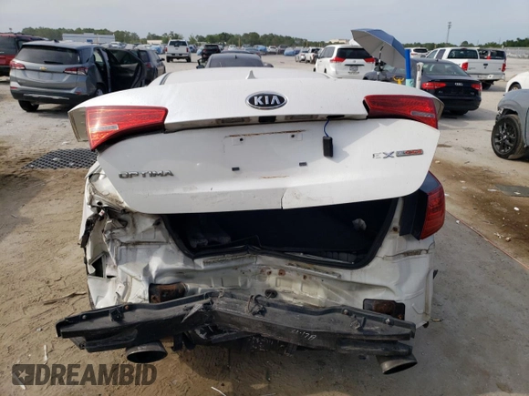 2011 Kia Optima EX with VIN KNAGN4A67B5142214, listed as a Copart auction lot 55411065 with 205,788 mi miles and Salvage Title. Bid and sale history available at carsss.com. Image 6.