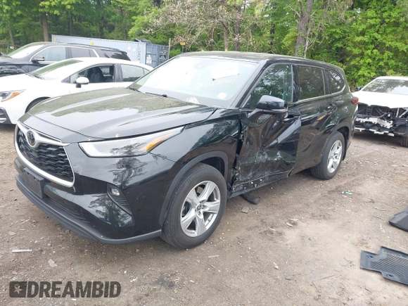2022 Toyota Highlander LE with VIN 5TDBZRBH6NS194608, listed as a IAAI auction lot 42258410 with 92,047 mi miles and . Bid and sale history available at DreamBid. Image 17.