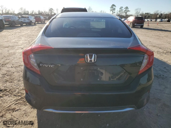 2021 Honda Civic Sedan LX with VIN 2HGFC2F64MH512761, listed as a Copart auction lot 46689515 with 52,699 mi miles and Salvage Title. Bid and sale history available at carsss.com. Image 6.