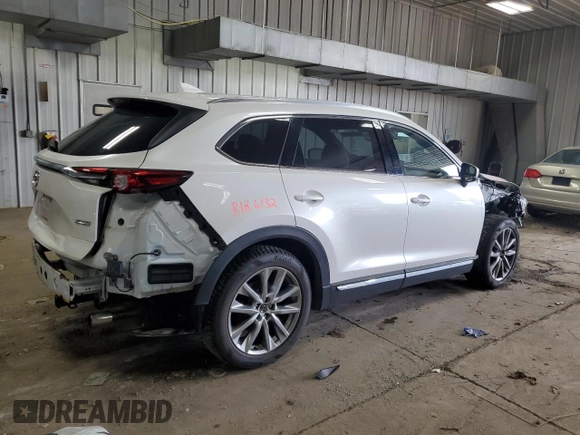 2017 Mazda CX-9 Grand Touring z VIN JM3TCBDY6H0142436, wystawiony jako Copart lot #59614265 z przebiegiem 76 833 mil mil oraz Czysty tytuł • Clean title. Historia ofert i sprzedaży dostępna na DreamBid. Obrazek 3.