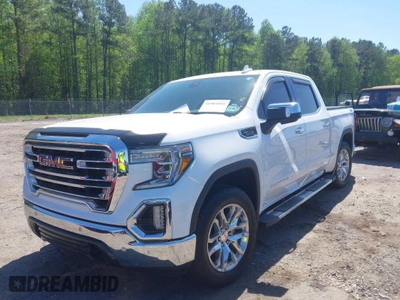2020 GMC Sierra 1500 SLT z VIN 3GTU9DED1LG432266, wystawiony jako IAAI lot #41984060 z przebiegiem 66 935 mil mil oraz . Historia ofert i sprzedaży dostępna na DreamBid. Obrazek 2.