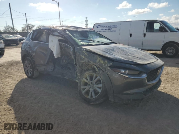 2021 Mazda CX-30 Select with VIN 3MVDMABL8MM227375, listed as a Copart auction lot 44134535 with Not provided miles and Non repairable. Bid and sale history available at DreamBid. Image 4.