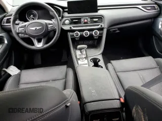 2023 Genesis G70 2.0T with VIN KMTG34TA6PU128183, listed as a Copart auction lot 39857364 with Not Provided miles and Salvage Title. Bid and sale history available at DreamBid. Image 8.