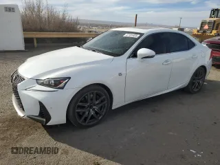 2020 Lexus IS 300 F Sport z VIN JTHGA1D21L5103995, wystawiony jako Copart lot #47131455 z przebiegiem 3 928 mil mil oraz Szkoda całkowita • Salvage title. Historia ofert i sprzedaży dostępna na DreamBid. Obrazek 1.