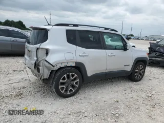 2016 Jeep Renegade Latitude with VIN ZACCJABT6GPD98083, listed as a Copart auction lot 54763035 with 65,921 mi miles and Salvage Title. Bid and sale history available at DreamBid. Image 3.