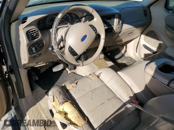 2003 Ford F-150 XL with VIN 1FTRX17LX3NB58524, listed as a Copart auction lot 45991275 with 0 mi miles and Salvage Title. Bid and sale history available at carsss.com. Image 8.