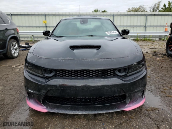 2022 Dodge Charger Scat Pack with VIN 2C3CDXGJ3NH251773, listed as a Copart auction lot 56258464 with 1,364 mi miles and Salvage Title. Bid and sale history available at carsss.com. Image 5.