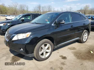 2010 Lexus RX 350 with VIN 2T2BK1BA1AC032196, listed as a Copart auction lot 54130395 with 184,445 mi miles and Salvage Title. Bid and sale history available at carsss.com. Image 1.