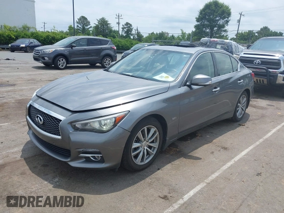 2017 Infiniti Q50 Premium with VIN JN1EV7AR3HM840309, listed as a IAAI auction lot 42301106 with 90,177 mi miles and . Bid and sale history available at DreamBid. Image 2.