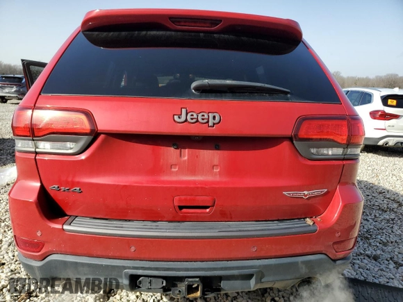 2017 Jeep Grand Cherokee Trailhawk with VIN 1C4RJFLT0HC667691, listed as a Copart auction lot 42041705 with 129,757 mi miles and Salvage title. Bid and sale history available at DreamBid. Image 6.
