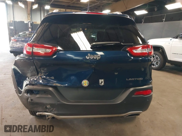 2018 Jeep Cherokee Limited with VIN 1C4PJMDXXJD611125, listed as a IAAI auction lot 41811985 with 148,956 mi miles. Bid and sale history available at carsss.com. Image 16.