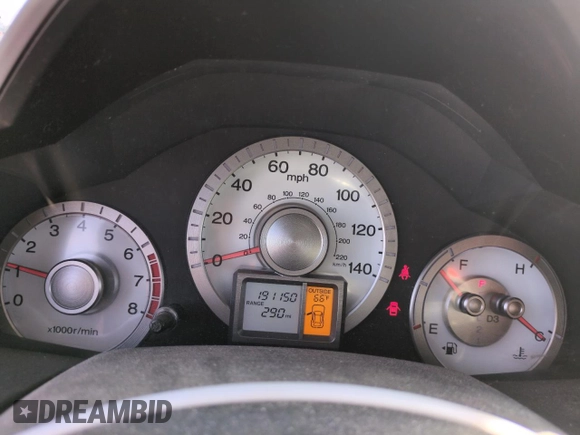 2011 Honda Pilot EX-L with VIN 5FNYF4H56BB054626, listed as a Copart auction lot 50775765 with 191,150 mi miles and Salvage Title. Bid and sale history available at carsss.com. Image 9.