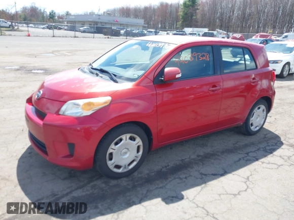 2008 Scion xD with VIN JTKKU104X8J027713, listed as a IAAI auction lot 42039328 with 217,720 mi miles. Bid and sale history available at carsss.com. Image 2.